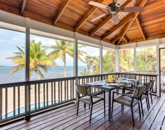 Placencia Belize four bedroom beach house