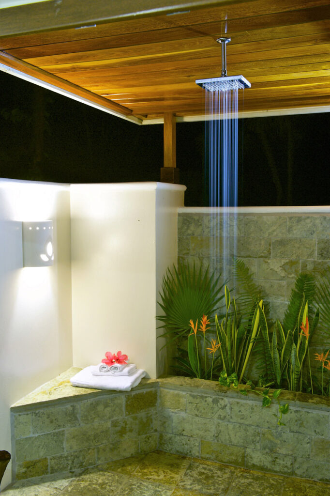 Naia Resort has most tranquil outdoor showers