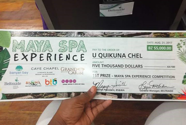 Naia Sps wins Belize Spa Competition