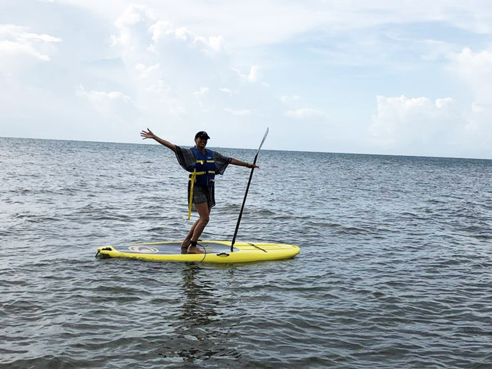 discovering yoga in Placencia