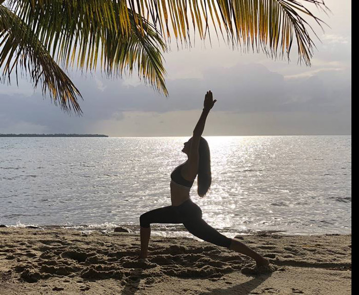 discovering yoga in Placencia